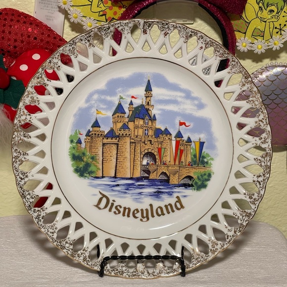 Disney Other - Vintage Disney Sleeping Beauty Decorative Lace Plate 1970s